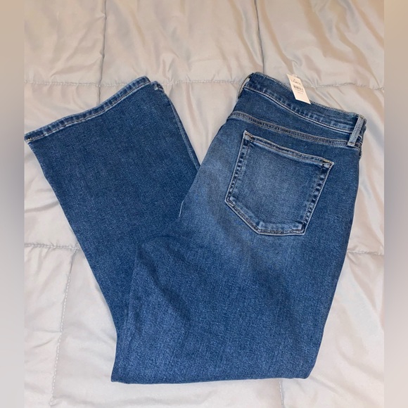 LOFT Hi Rise the Rock Crop jeans size 32 - Picture 2 of 3
